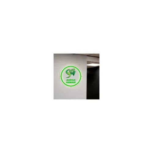 Round Acrylic Signage (Light Backlit)