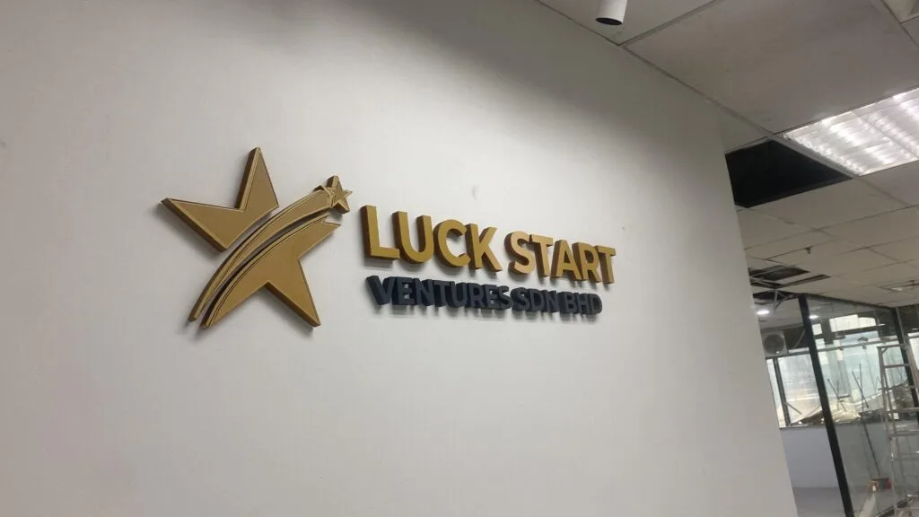 3D PVC Box Up Signage Luck Start Venture Sdn Bhd